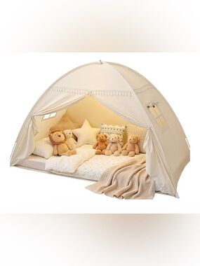 Sunbababy toddler twin bed tent canopy for kids